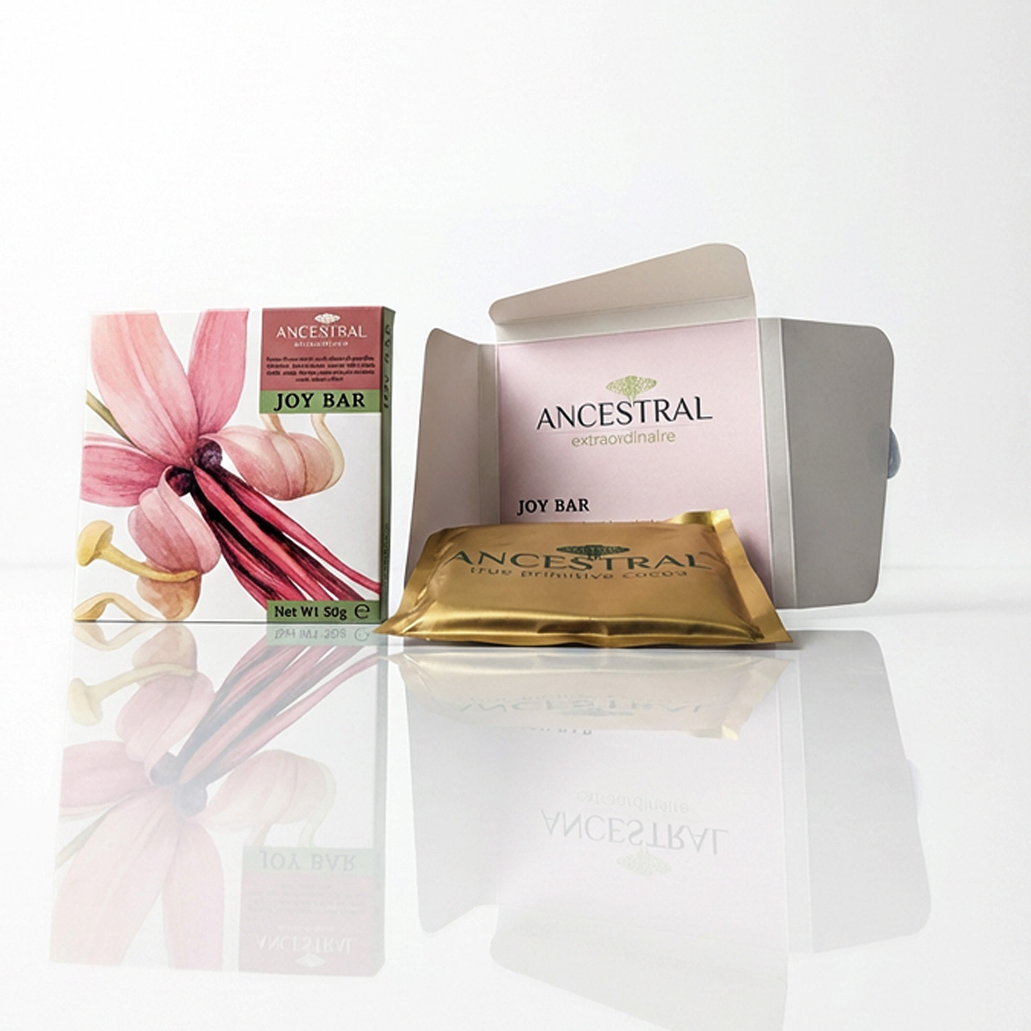 Joy Bar: Chocolate blanco+Frambuesa+Macambo+Arándano - Imagen 3